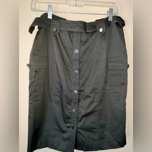 Calvin Klein Green Utility Skirt